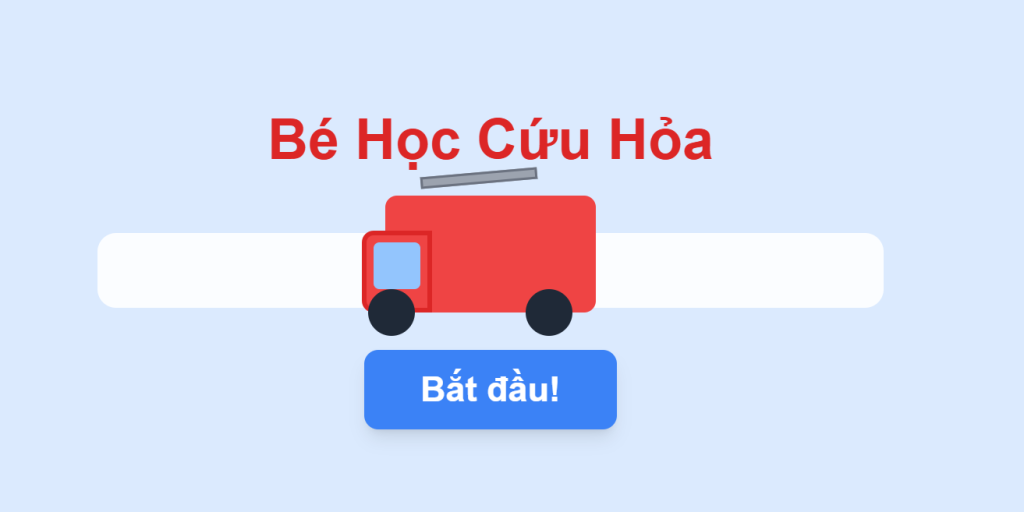 Trò chơi bé học cứu hỏa game