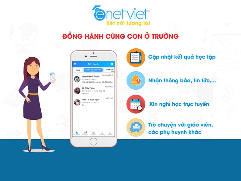 eNetViet là một nền tảng mạng giáo dục trực tuyến được phát triển tại Việt Nam
